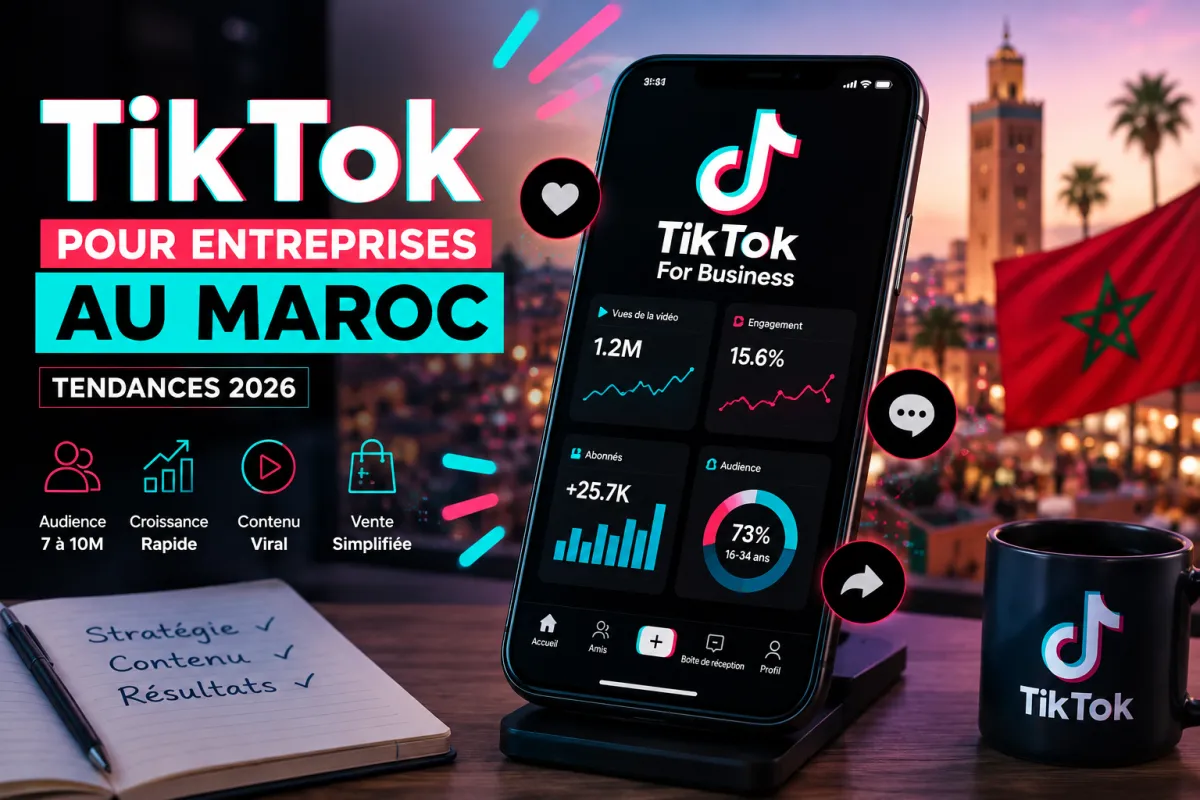 TikTok pour entreprises au Maroc : tendances 2026
