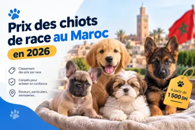 Prix des chiens de race au Maroc en 2026