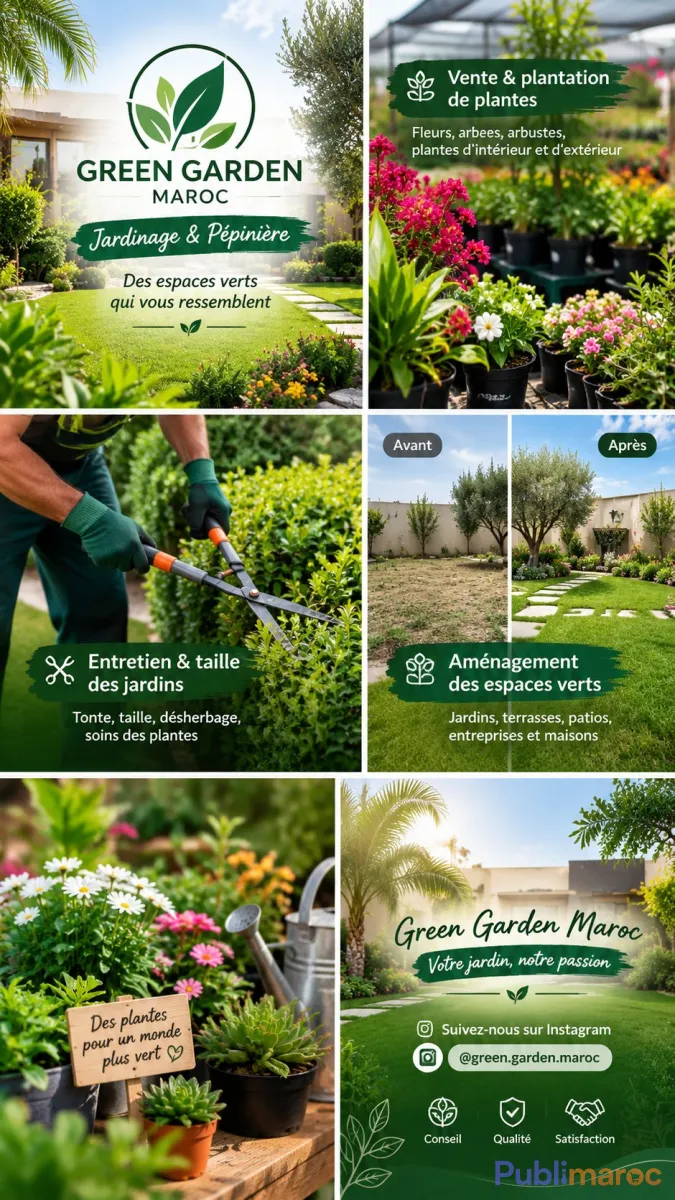 Service Jardinage pépinière & Aménagement des espaces verts