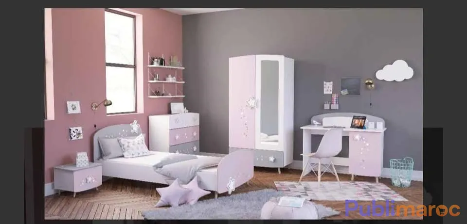 Chambre d’enfant pour fille à vendre