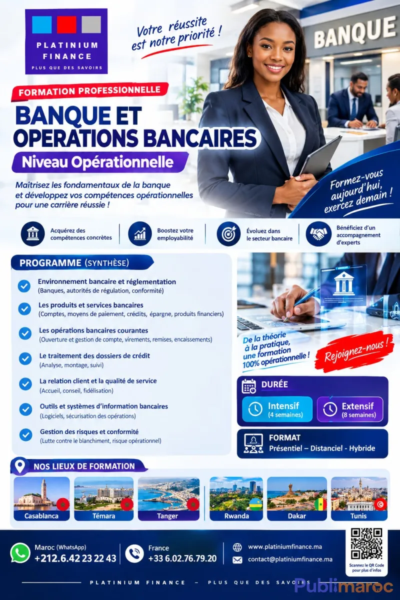 FORMATION BANQUE & OPÉRATIONS BANCAIRES
