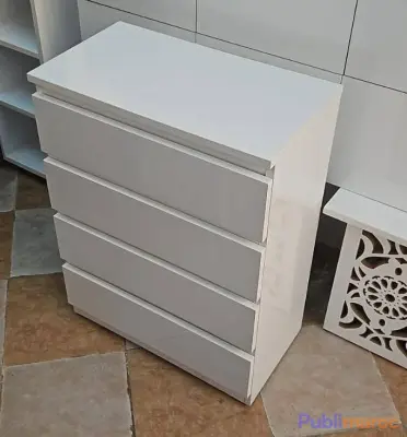 Commode Moderne 4 Tiroirs en MDF 18 mm (Haute Qualité) photo 4