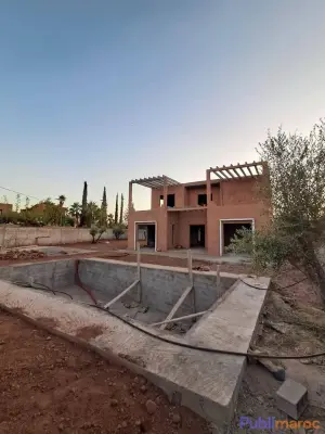 Villa Semi-Finie à Vendre – Route de l'Ourika (Marrakech) photo 1
