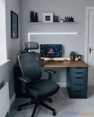 BUREAU GAMER & SETUP DE TRAVAIL (MDF 18mm) photo 2
