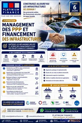 FORMATION - MANAGEMENT DES PPP ET FINANCEMENT DES INFRASTRUCTURES photo 1