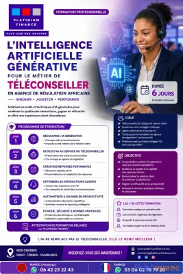 L’INTELLIGENCE ARTIFICIELLE GÉNÉRATIVE POUR LE MÉTIER DE TÉLÉCONSEILLER photo 1