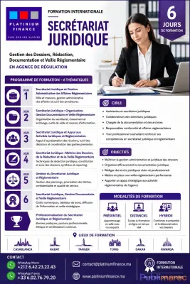 Formations Internationale : SECRÉTARIAT JURIDIQUE & RÉGLEMENTAIRE photo 1
