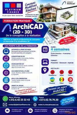 FORMATION METIER ARCHICAD 2D – 3D