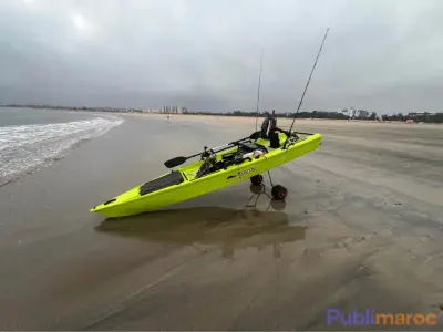KAYAK DE PÊCHE SKIFF 4,10m – ÉQUIPÉ + MOTEUR MERCURY 2.5 CH + GPS/SONDEUR GARMIN photo 2