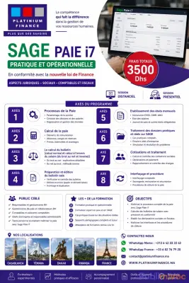 FORMATION PRATIQUE & OPÉRATIONNELLE SAGE PAIE i7