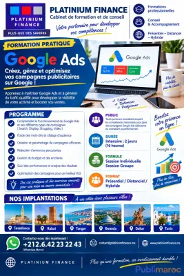 FORMATION PRATIQUE GOOGLE ADS