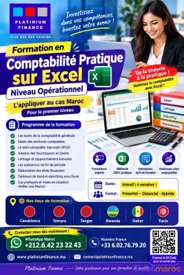 FORMATION EN COMPTABILITÉ PRATIQUE SUR EXCEL