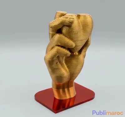 Cœur Vivant RAAG - Vase sculpture 30 cm photo 2