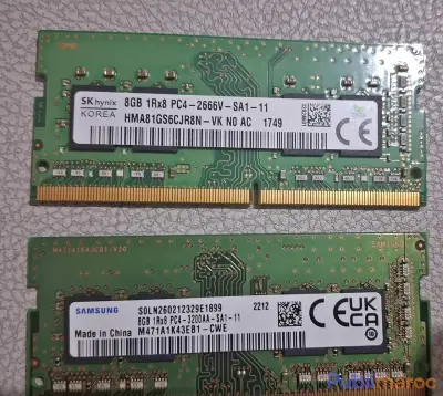 Mémoire RAM DDR4 – 3200 MHz et 2666 MHz