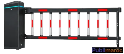 Barrière automatique à  lisse articulée