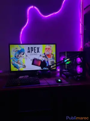 PC Gamer complet avec écran 24 pouces et accessoires