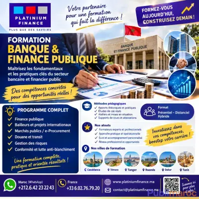 FORMATIONS HAUT CADRE - BANQUE - FINANCE PUBLIQUE