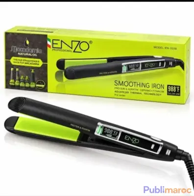 Lisseur Cheveux Professionnel Enzo EN-3338 Plaques Titane et Keratine Neuf photo 3