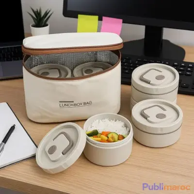 Lunch Box Isotherme en Inox - مجموعة علب الغداء الحرارية photo 1